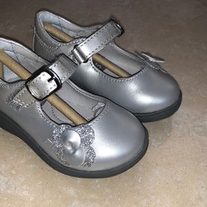 Stride Rite Silver Girls Shoes